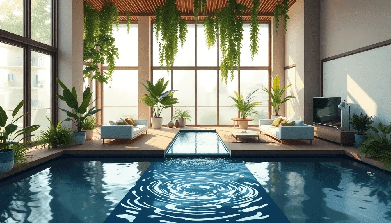 Água como Elemento Transformador no Design de Interiores